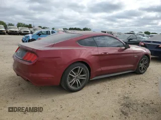 2015 Ford Mustang GT with VIN 1FA6P8CF9F5418062, listed as a Copart auction lot 52352075 with 47,464 mi miles and Salvage Title. Bid and sale history available at carsss.com. Image 3.