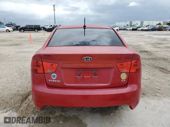 2013 Kia Forte EX with VIN KNAFU4A29D5664227, listed as a Copart auction lot 69839464 with 155,074 mi miles and Non Repairable. Bid and sale history available at carsss.com. Image 6.