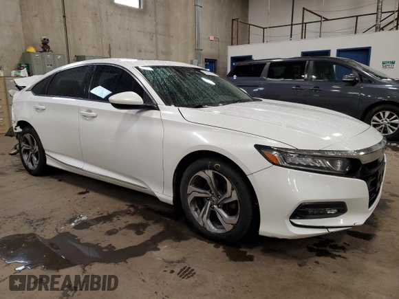 2018 Honda Accord EX z VIN 1HGCV1F49JA021392, wystawiony jako Copart lot #51633705 z przebiegiem 121 158 mil mil oraz Szkoda całkowita • Salvage title. Historia ofert i sprzedaży dostępna na DreamBid. Obrazek 4.