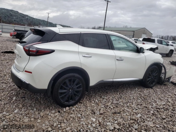 2024 Nissan Murano SL with VIN 5N1AZ2CJXRC108272, listed as a Copart auction lot 84890004 with 13,876 mi miles and Salvage Title. Bid and sale history available at carsss.com. Image 3.