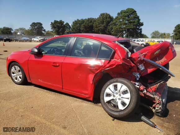 2014 Chevrolet Cruze LS with VIN 1G1PA5SH5E7178392, listed as a Copart auction lot 74535974 with 51,906 mi miles and Salvage Title. Bid and sale history available at carsss.com. Image 2.