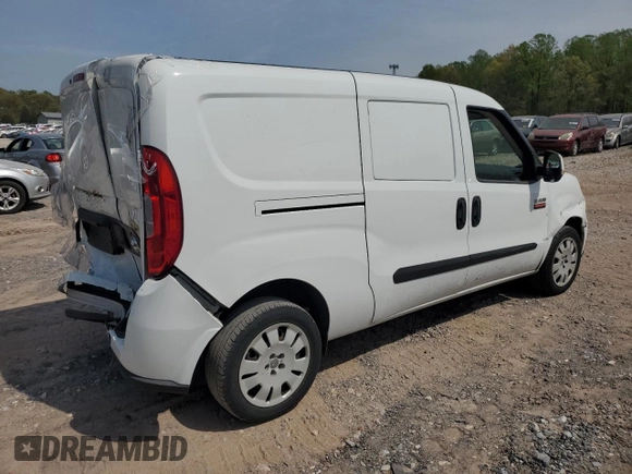2015 Ram ProMaster City Cargo Tradesman SLT with VIN ZFBERFBT2F6A88731, listed as a Copart auction lot 52618525 with 85,687 mi miles and Salvage Title. Bid and sale history available at carsss.com. Image 3.