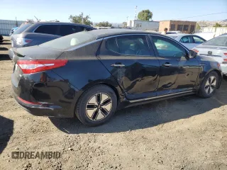 2013 Kia Optima Hybrid LX with VIN KNAGM4AD9D5038750, listed as a Copart auction lot 66559214 with 105,928 mi miles. Bid and sale history available at carsss.com. Image 3.