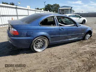 2003 BMW 3 Series M3 with VIN WBSBL93403JR23766, listed as a Copart auction lot 75096244 with 121,989 mi miles and Salvage title. Bid and sale history available at DreamBid. Image 3.