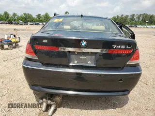 2003 BMW 7 Series 745Li with VIN WBAGN63453DR14935, listed as a Copart auction lot 53914495 with Not provided miles and Non repairable. Bid and sale history available at DreamBid. Image 6.