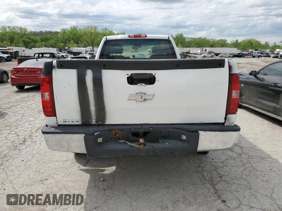 2008 Chevrolet Silverado 1500 Work Truck with VIN 1GCEC14X08Z129342, listed as a Copart auction lot 54221625 with 0 mi miles and Clean Title. Bid and sale history available at carsss.com. Image 6.