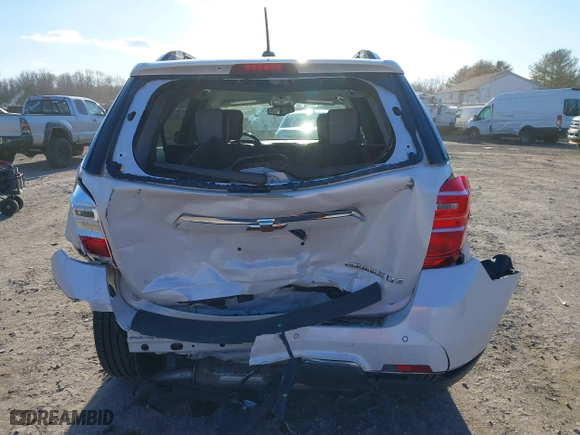 2016 Chevrolet Equinox LTZ with VIN 2GNALDEK9G1156539, listed as a IAAI auction lot 41639416 with 61,039 mi miles. Bid and sale history available at carsss.com. Image 16.