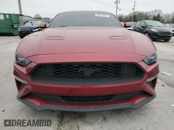 2018 Ford Mustang EcoBoost with VIN 1FA6P8TH8J5113162, listed as a Copart auction lot 50378555 with 74,983 mi miles and Salvage Title. Bid and sale history available at DreamBid. Image 5.
