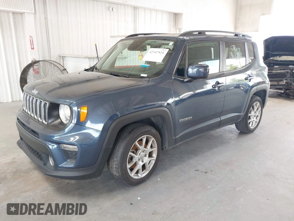 2020 Jeep Renegade Latitude with VIN ZACNJABB0LPL65586, listed as a IAAI auction lot 42347921 with 54,853 mi miles and . Bid and sale history available at DreamBid. Image 17.