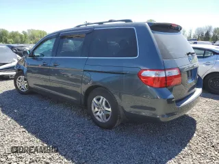 2005 Honda Odyssey EX with VIN 5FNRL38415B009502, listed as a Copart auction lot 53872455 with 205,051 mi miles and Salvage title. Bid and sale history available at DreamBid. Image 2.