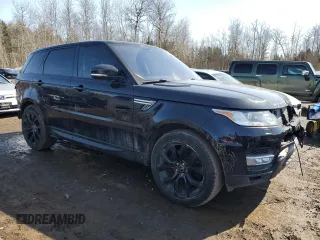 2017 Land Rover Range Rover Sport HSE with VIN SALWR2FK9HA135402, listed as a Copart auction lot 46088745 with 201,479 mi miles and Clean Title. Bid and sale history available at carsss.com. Image 4.