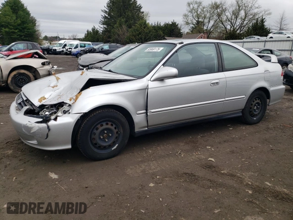 1999 Honda Civic EX z VIN 1HGEJ8242XL042360, wystawiony jako Copart lot #50969175 z przebiegiem 68 734 mil mil oraz Szkoda całkowita • Salvage title. Historia ofert i sprzedaży dostępna na DreamBid. Obrazek 1.