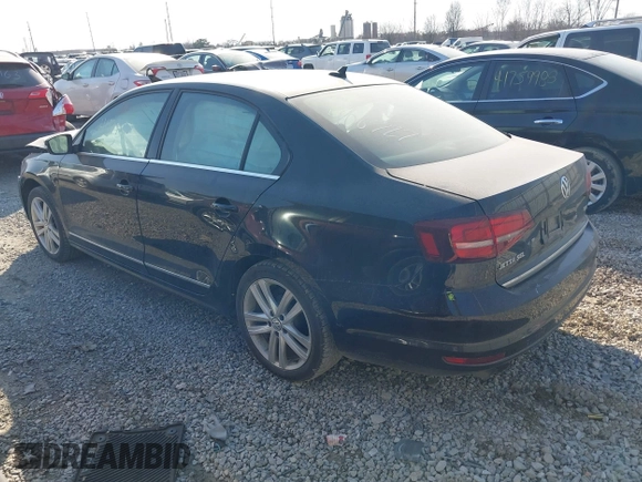 2017 Volkswagen Jetta SEL with VIN 3VWL17AJ5HM406727, listed as a IAAI auction lot 41779192 with 41,215 mi miles and . Bid and sale history available at DreamBid. Image 3.