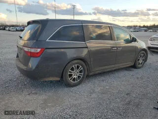 2013 Honda Odyssey EX-L with VIN 5FNRL5H61DB088519, listed as a Copart auction lot 46987625 with 190,882 mi miles and Salvage Title. Bid and sale history available at carsss.com. Image 3.
