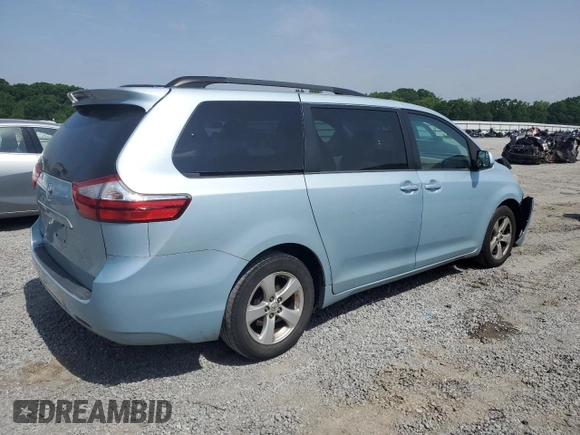 2015 Toyota Sienna LE AAS with VIN 5TDKK3DC9FS609084, listed as a Copart auction lot 57055295 with 247,531 mi miles and Salvage title. Bid and sale history available at DreamBid. Image 3.