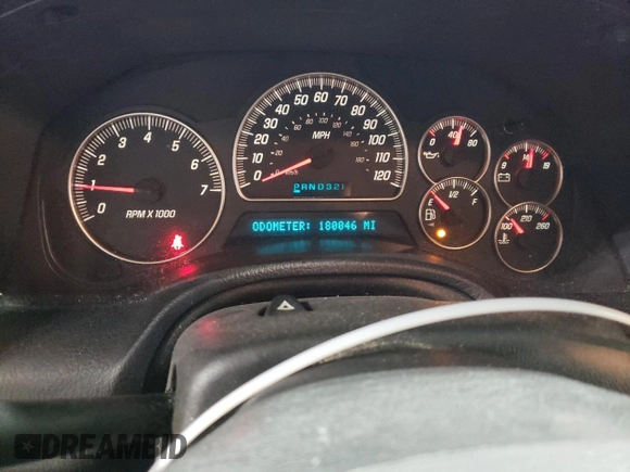 2005 GMC Envoy SLE z VIN 1GKDT13S452360609, wystawiony jako Copart lot #56188495 z przebiegiem 180 046 mil mil oraz Szkoda całkowita • Salvage title. Historia ofert i sprzedaży dostępna na DreamBid. Obrazek 9.