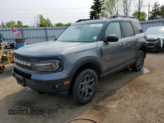 2021 Ford Bronco Sport Badlands z VIN 3FMCR9D91MRB29012, wystawiony jako Copart lot #58706235 z przebiegiem 46 960 mil mil oraz Szkoda całkowita • Salvage title. Historia ofert i sprzedaży dostępna na DreamBid. Obrazek 1.