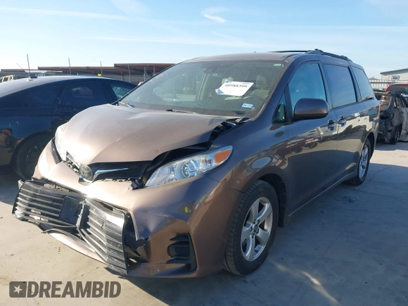 2019 Toyota Sienna LE Auto Access Seat with VIN 5TDKZ3DC6KS011038, listed as a IAAI auction lot 40988399 with 107,175 mi miles and . Bid and sale history available at DreamBid. Image 2.