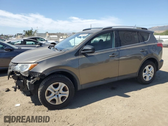 2015 Toyota RAV4 LE with VIN 2T3BFREV2FW230417, listed as a Copart auction lot 61063105 with 138,480 mi miles and Salvage title. Bid and sale history available at DreamBid. Image 1.