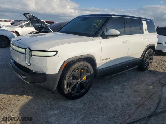 2023 Rivian R1S Adventure with VIN 7PDSGABAXPN004854, listed as a Copart auction lot 75369664 with 0 mi miles and Salvage Title. Bid and sale history available at carsss.com. Image 1.