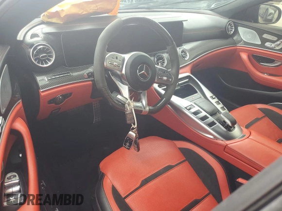 2019 Mercedes-Benz AMG GT 63 S z VIN WDD7X8KBXKA001960, wystawiony jako Copart lot #74843934 z przebiegiem Nie podano mil oraz Nie do naprawy • Non repairable. Historia ofert i sprzedaży dostępna na DreamBid. Obrazek 8.