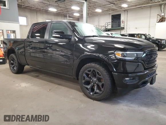 2022 Ram 1500 with VIN 1C6SRFPM1NN345727, listed as a Copart auction lot 79448554 with 41,775 mi miles and Salvage title. Bid and sale history available at DreamBid. Image 4.