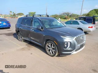 2021 Hyundai Palisade Limited z VIN KM8R54HE4MU185454, wystawiony jako IAAI lot #41916581 z przebiegiem 55 310 mil mil oraz . Historia ofert i sprzedaży dostępna na DreamBid. Obrazek 1.