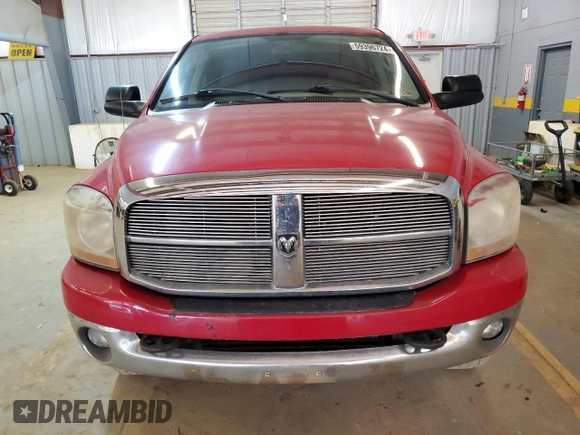 2006 Dodge Ram 2500 SLT with VIN 1D7KS28CX6J138201, listed as a Copart auction lot 59396724 with 280,843 mi miles and Salvage Title. Bid and sale history available at carsss.com. Image 5.