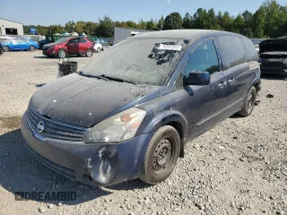 2009 Nissan Quest with VIN 5N1BV28UX9N105475, listed as a Copart auction lot 76040354 with 208,305 mi miles and Salvage Title. Bid and sale history available at carsss.com. Image 1.