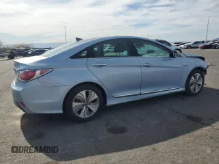 2015 Hyundai Sonata Hybrid Limited with VIN KMHEC4A48FA128958, listed as a Copart auction lot 49995725 with 100,631 mi miles and Salvage Title. Bid and sale history available at carsss.com. Image 3.