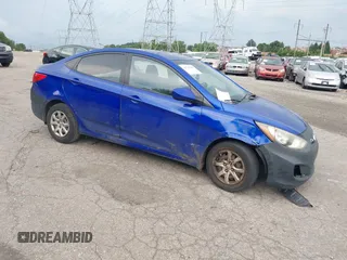 2013 Hyundai Accent GLS with VIN KMHCT4AEXDU282325, listed as a IAAI auction lot 42746385 with 100,892 mi miles and . Bid and sale history available at DreamBid. Image 1.