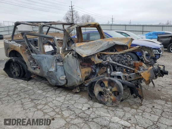 2018 Jeep Wrangler JK Unlimited Altitude with VIN 1C4BJWEG4JL811427, listed as a Copart auction lot 85540544 with Not Provided miles and Salvage Title. Bid and sale history available at carsss.com. Image 4.