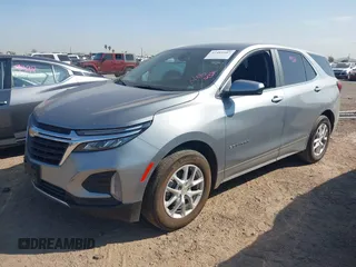 2024 Chevrolet Equinox LT z VIN 3GNAXKEG6RL337698, wystawiony jako IAAI lot #42489587 z przebiegiem 27 863 mil mil oraz . Historia ofert i sprzedaży dostępna na DreamBid. Obrazek 2.