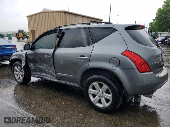 2007 Nissan Murano SL с VIN JN8AZ08T47W527186, выставлен на аукционе Copart как лот 55941295 с пробегом 117 495 миль миль и Списание • Salvage title. История ставок и продаж доступна на DreamBid. Изображение 2.