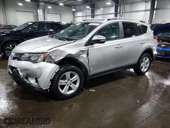 2013 Toyota RAV4 XLE with VIN 2T3RFREV6DW062793, listed as a Copart auction lot 49602335 with 76,038 mi miles and Salvage Title. Bid and sale history available at carsss.com. Image 1.