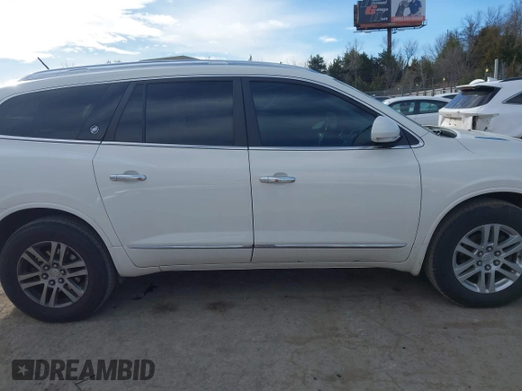 2014 Buick Enclave Convenience with VIN 5GAKRAKDXEJ140211, listed as a IAAI auction lot 41345568 with 123,121 mi miles. Bid and sale history available at carsss.com. Image 13.