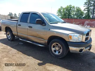 2007 Dodge 1500 ST with VIN 1D7HA18K87J603980, listed as a IAAI auction lot 42014420 with 207,124 mi miles and . Bid and sale history available at carsss.com. Image 1.