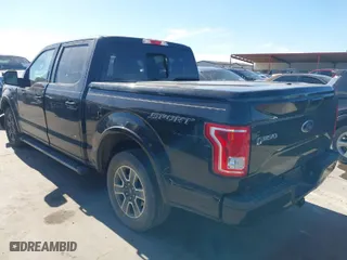2015 Ford F-150 XL with VIN 1FTEW1CP0FFB57567, listed as a IAAI auction lot 41389808 with 87,170 mi miles. Bid and sale history available at carsss.com. Image 3.