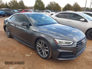 2019 Audi A5 Premium Plus with VIN WAUTNAF56KA061936, listed as a IAAI auction lot 41701015 with 72,318 mi miles and . Bid and sale history available at DreamBid. Image 1.