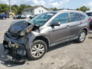 2012 Honda CR-V EX-L with VIN 5J6RM4H76CL062343, listed as a Copart auction lot 43614745 with Not provided miles and Salvage title. Bid and sale history available at DreamBid. Image 1.
