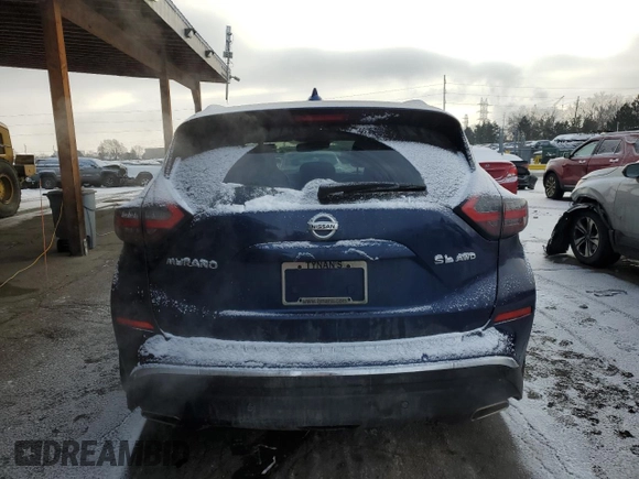 2020 Nissan Murano SL z VIN 5N1AZ2CS4LN171050, wystawiony jako Copart lot #45986625 z przebiegiem 73 975 mil mil oraz Szkoda całkowita • Salvage title. Historia ofert i sprzedaży dostępna na DreamBid. Obrazek 6.