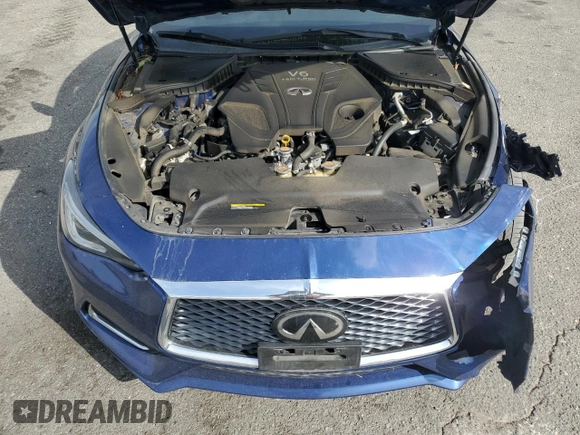 2020 Infiniti Q60 Luxe with VIN JN1EV7EK0LM341036, listed as a Copart auction lot 82596184 with 88,535 mi miles and Salvage Title. Bid and sale history available at carsss.com. Image 12.