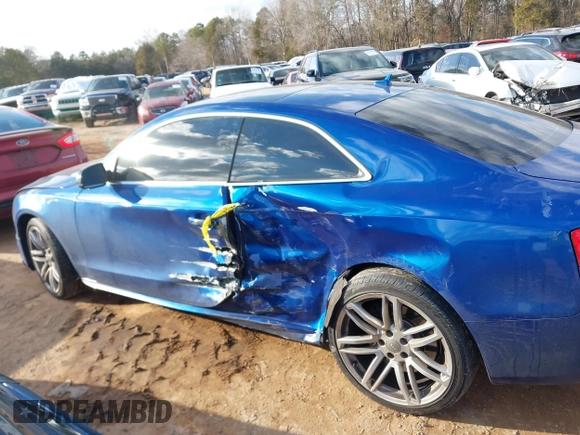2015 Audi S5 Premium Plus with VIN WAUCGAFRXFA012905, listed as a IAAI auction lot 41408774 with 66,372 mi miles. Bid and sale history available at carsss.com. Image 13.