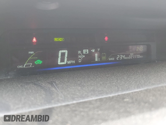 2016 Toyota Prius v Two with VIN JTDZN3EU4GJ052404, listed as a Copart auction lot 50958515 with 221,170 mi miles and Salvage Title. Bid and sale history available at carsss.com. Image 9.