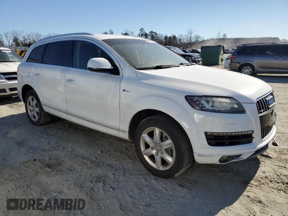 2015 Audi Q7 3.0T Premium with VIN WA1CGAFE2FD023423, listed as a Copart auction lot 46877365 with 124,225 mi miles and Salvage Title. Bid and sale history available at carsss.com. Image 4.