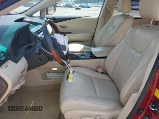 2011 Lexus RX 350 with VIN JTJBK1BA2B2015876, listed as a Copart auction lot 62116415 with 117,159 mi miles and Salvage title. Bid and sale history available at DreamBid. Image 7.