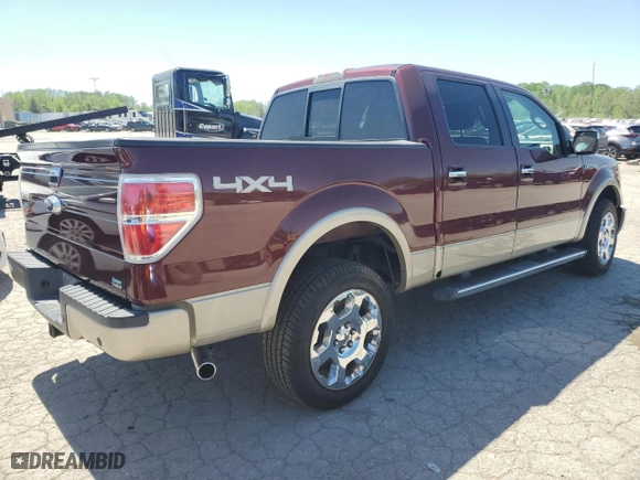 2010 Ford F-150 XL with VIN 1FTFW1EV9AFC27821, listed as a Copart auction lot 51438404 with 203,873 mi miles and Salvage Title. Bid and sale history available at carsss.com. Image 3.