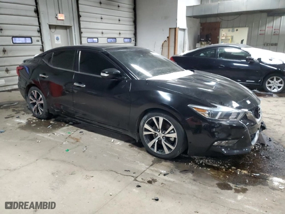 2017 Nissan Maxima SV with VIN 1N4AA6AP8HC377613, listed as a Copart auction lot 45988285 with 127,413 mi miles and Non Repairable. Bid and sale history available at carsss.com. Image 4.