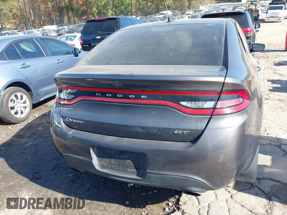 2015 Dodge Dart GT with VIN 1C3CDFEB6FD278924, listed as a IAAI auction lot 40889120 with 104,063 mi miles. Bid and sale history available at carsss.com. Image 16.