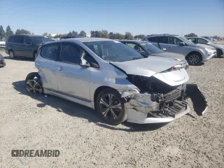 2022 Nissan LEAF SV Plus with VIN 1N4BZ1CV3NC561350, listed as a Copart auction lot 76419374 with 42,215 mi miles and Salvage Title. Bid and sale history available at DreamBid. Image 4.
